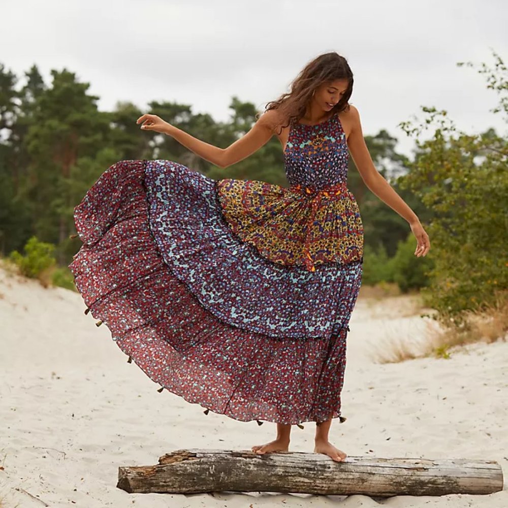 NEW NWT Anthropologie Marala Maxi Dress